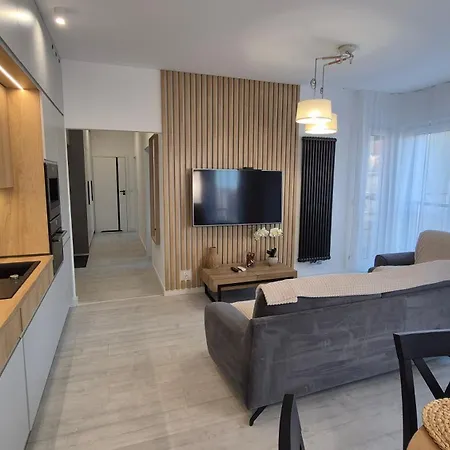 St Wojciech Hill Apartment, Free Parking, Air-conditioning, Self Check-in 24h Apartamento Poznan