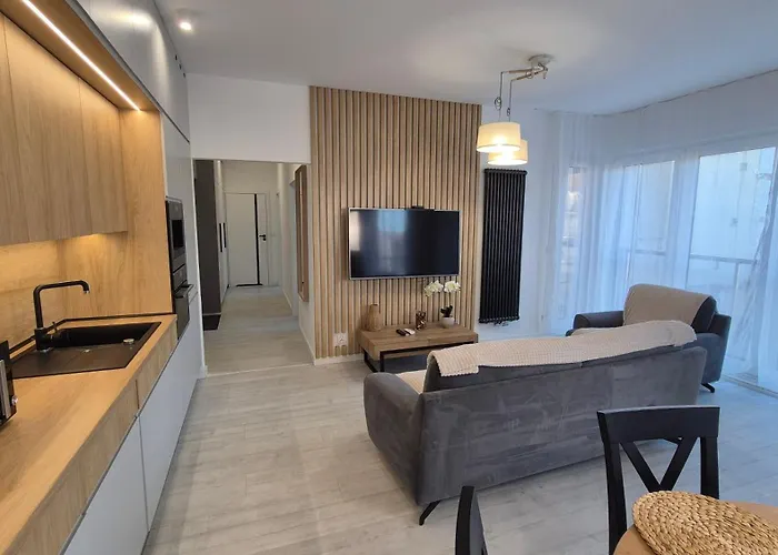 St Wojciech Hill Apartment, Free Parking, Air-conditioning, Self Check-in 24h Apartament Poznań
